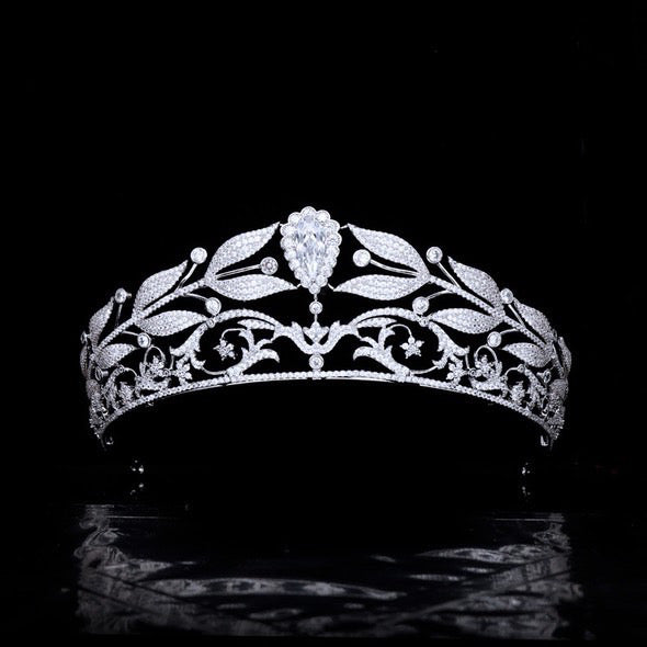 Tiara with necklace